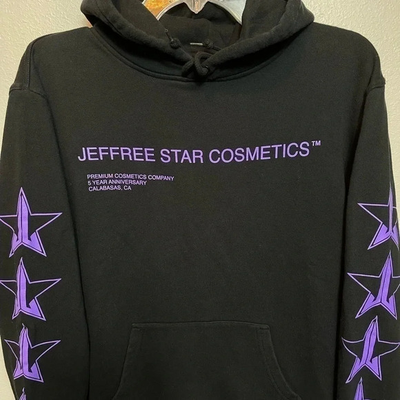 JEFFREE Star Cosmetics 5 Year Anniversary Pullover Hoodie Sweatshirt. - Picture 2 of 6